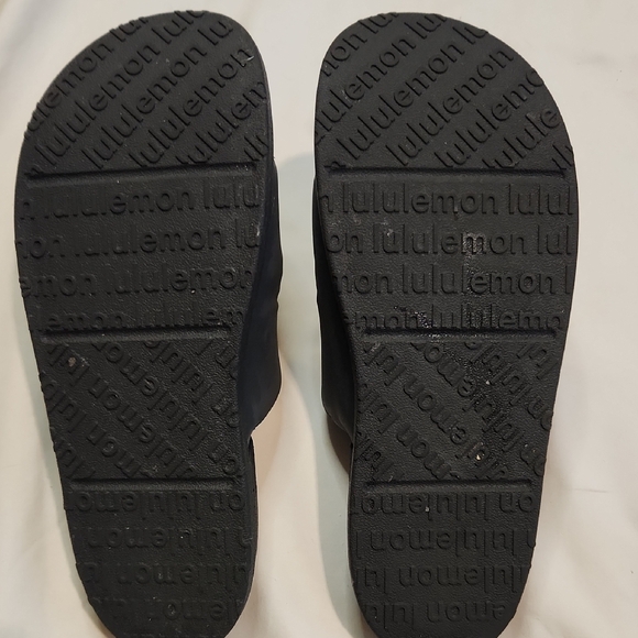 lululemon | Dark Grey | Slide Sandals | Size 9 - Picture 2 of 3